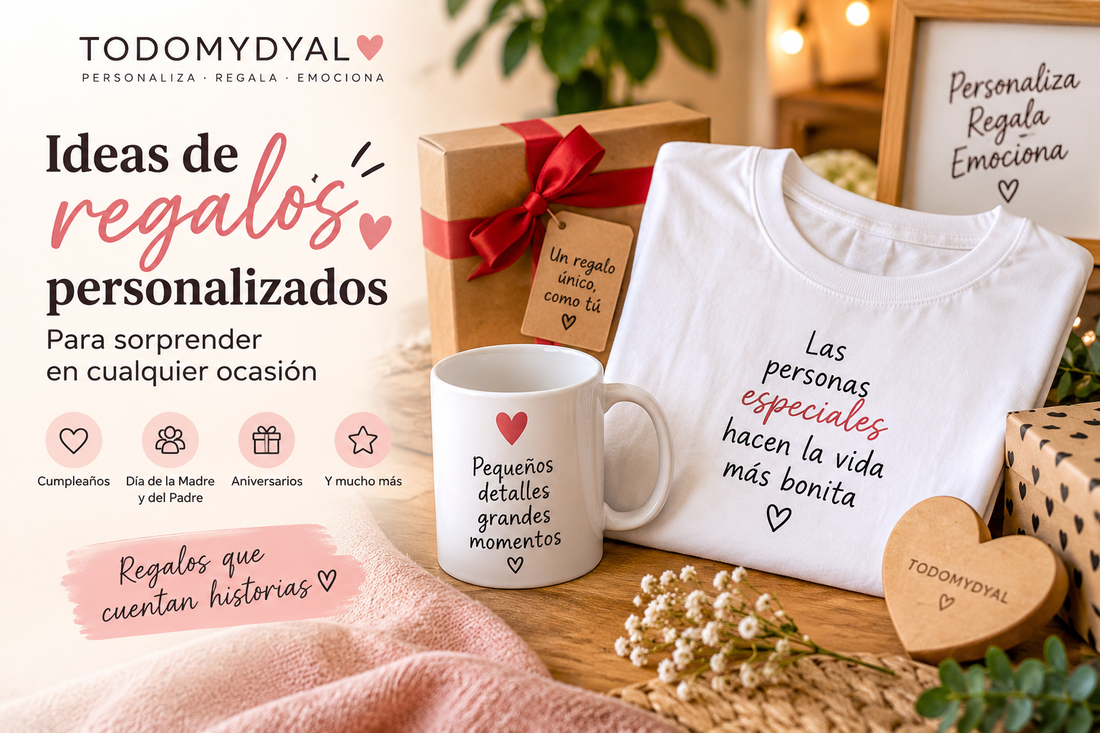 Ideas de regalos personalizados para sorprender en cualquier ocasión