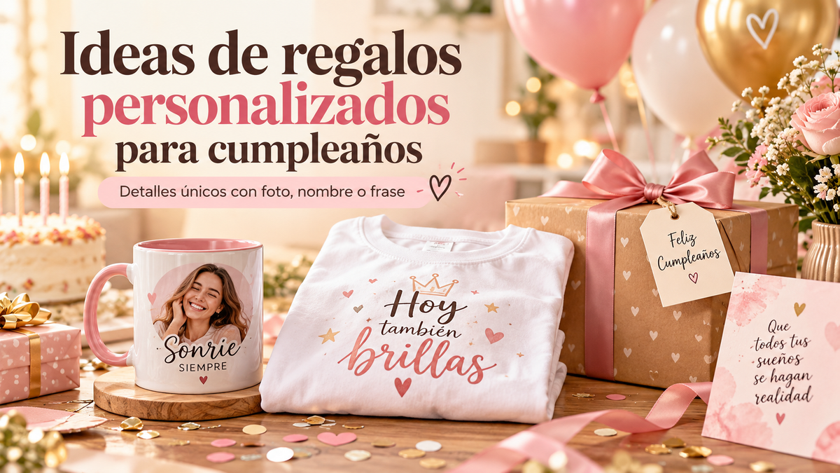 Ideas de regalos personalizados para cumpleaños