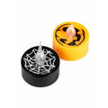 Pack de 2 velas LED de Halloween negra y naranja – 4 cm