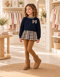 Conjunto de niña Alma Petit con sudadera y legging