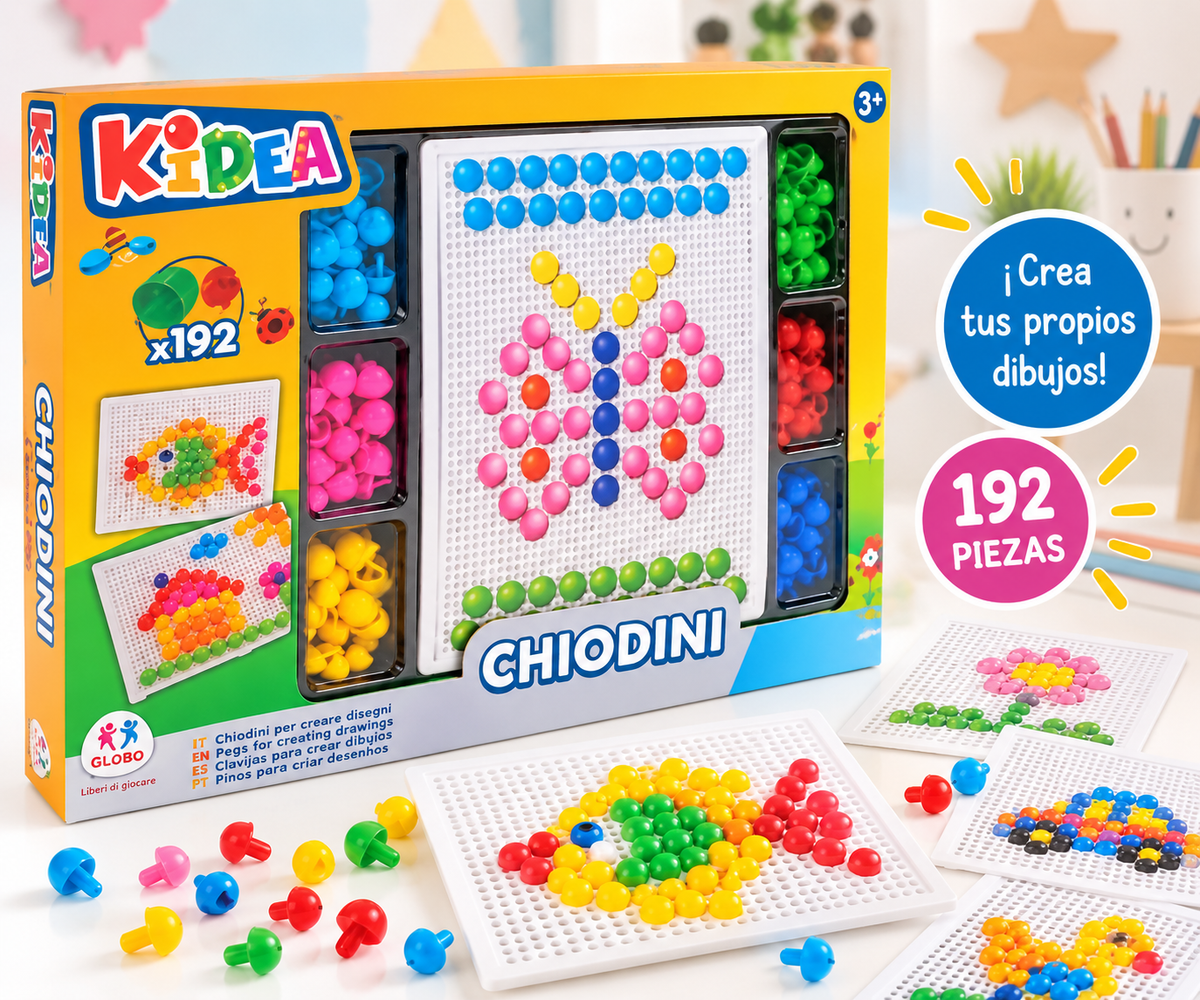 Juego Mosaico Creativo 192 Piezas para Crear Dibujos
