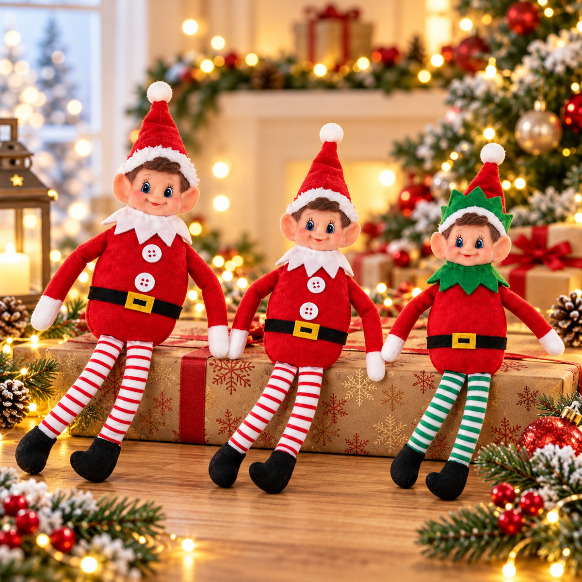 Elfo Travieso Navideño 35 cm – 2 Modelos