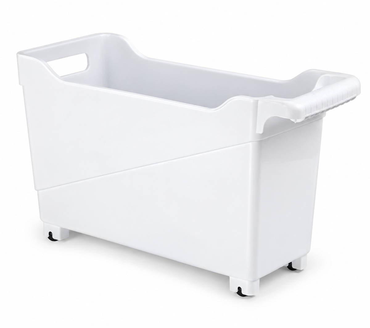 Carrito multiusos con ruedas blanco 17 × 45 × 29 cm