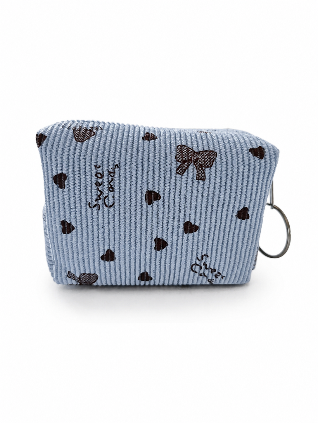 Monedero de pana con llavero – 4 colores