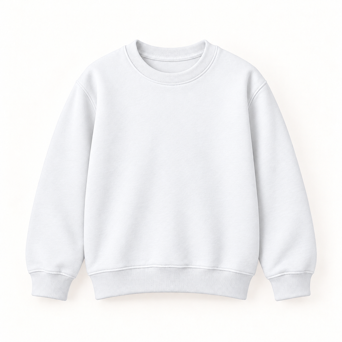 Sudadera Básica Infantil Personalizada sin Capucha – Niño y Niña