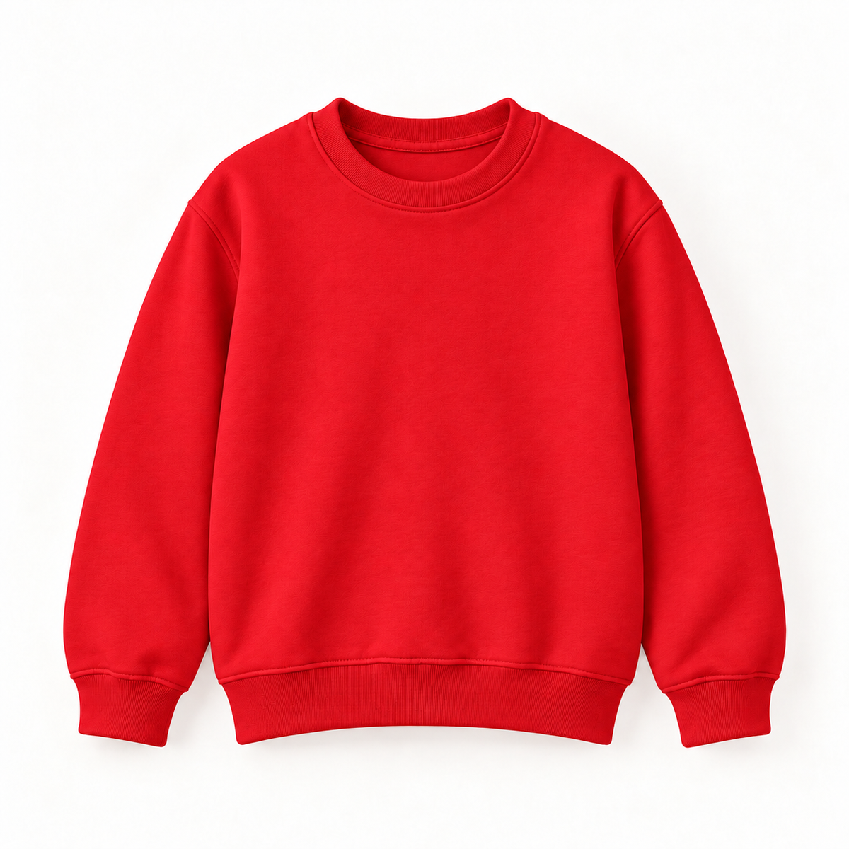 Sudadera Básica Infantil Personalizada sin Capucha – Niño y Niña