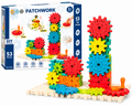 Caja de actividades con engranajes PATCHWORK – 53 piezas