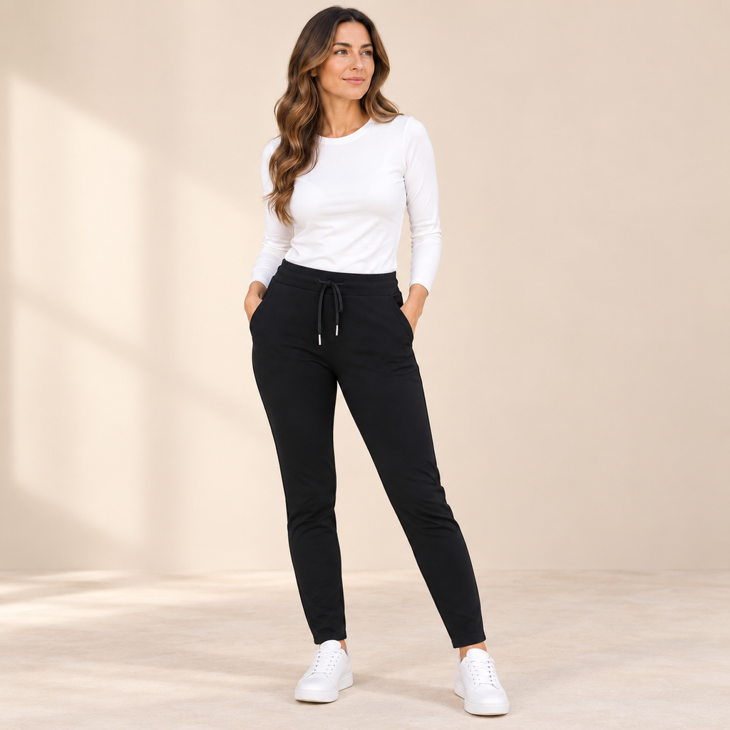 Pantalón de Mujer de Bengalina Elástica con Cordón
