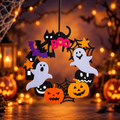 Corona Halloween de fieltro