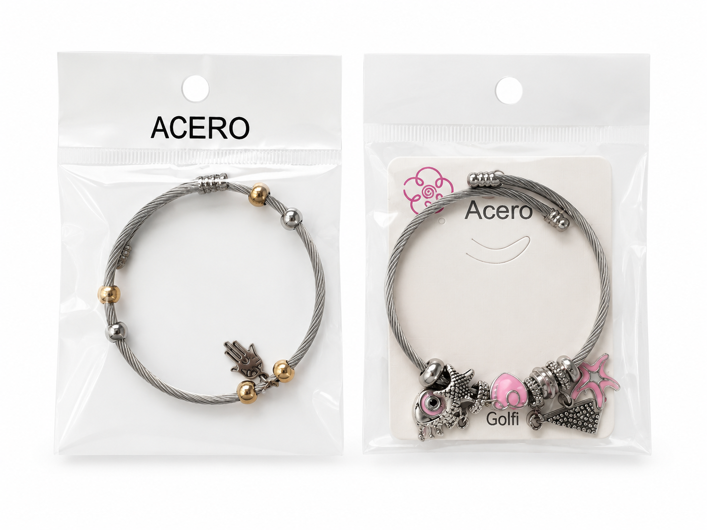 Pulseras con Charms – Joyería de Acero