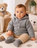 Chaqueta Punto con Capucha – Alma Petit