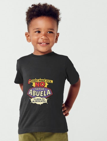 👵🦸‍♂️ Camiseta Niño “Super Abuela” – Diseño Divertido