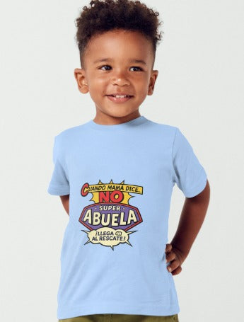 👵🦸‍♂️ Camiseta Niño “Super Abuela” – Diseño Divertido