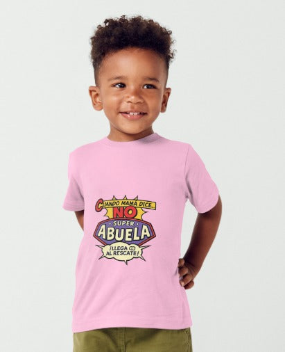 👵🦸‍♂️ Camiseta Niño “Super Abuela” – Diseño Divertido