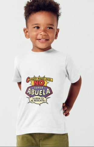 👵🦸‍♂️ Camiseta Niño “Super Abuela” – Diseño Divertido