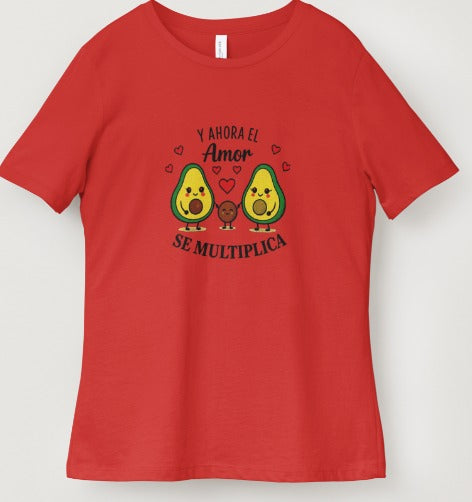 Camiseta "Y Ahora el Amor Se Multiplica" – Aguacates