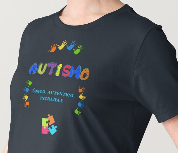 Camiseta Autismo – Único, Auténtico, Increíble