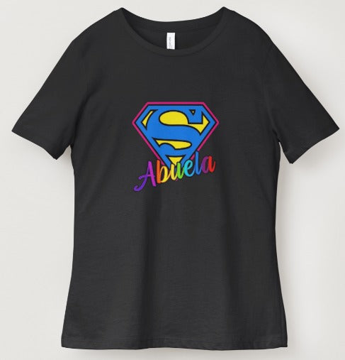 Camiseta «Superabuela» | Mujer | 4 Colores