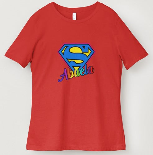 Camiseta «Superabuela» | Mujer | 4 Colores