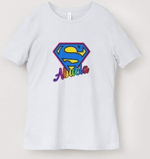 Camiseta «Superabuela» | Mujer | 4 Colores