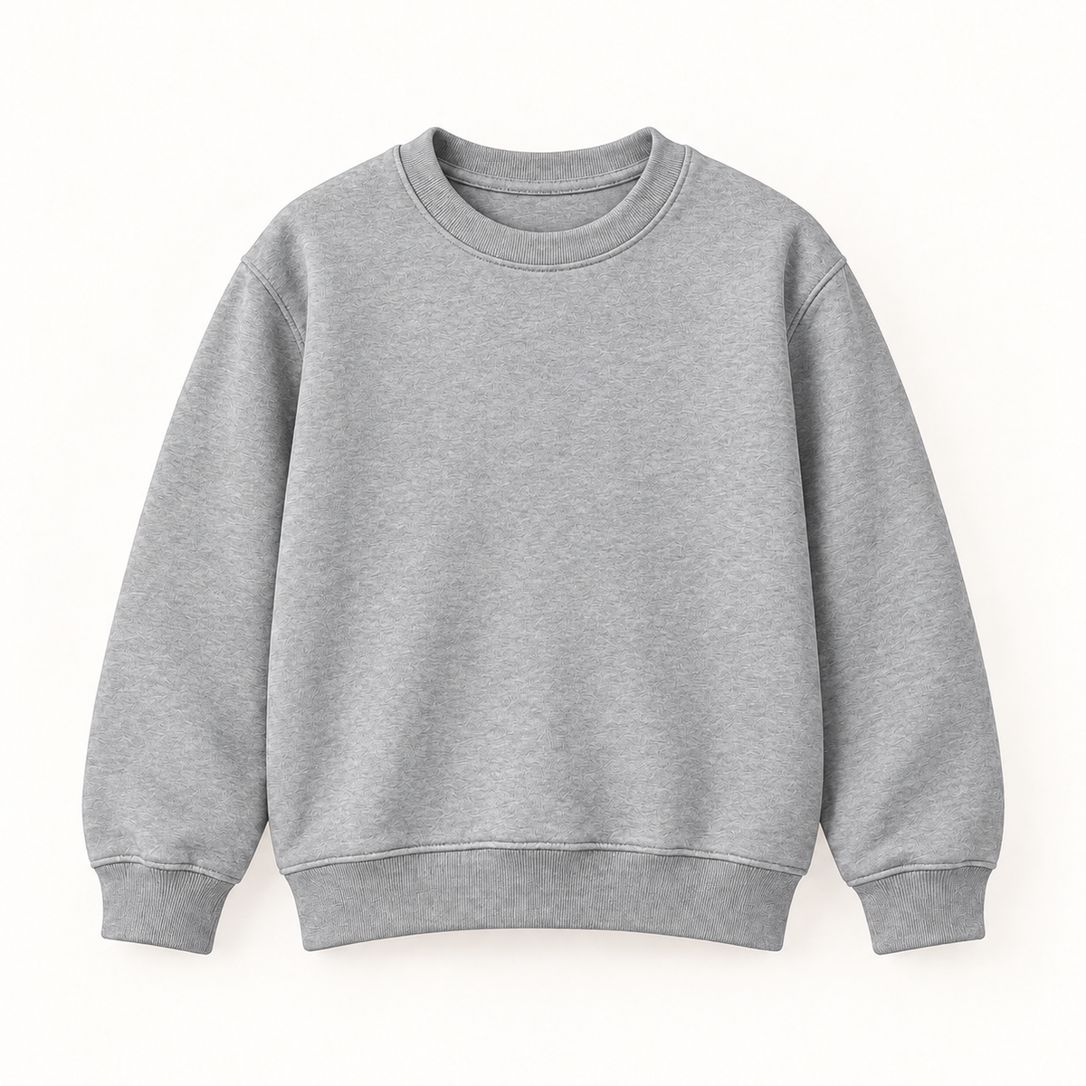 Sudadera Básica Infantil Personalizada sin Capucha – Niño y Niña