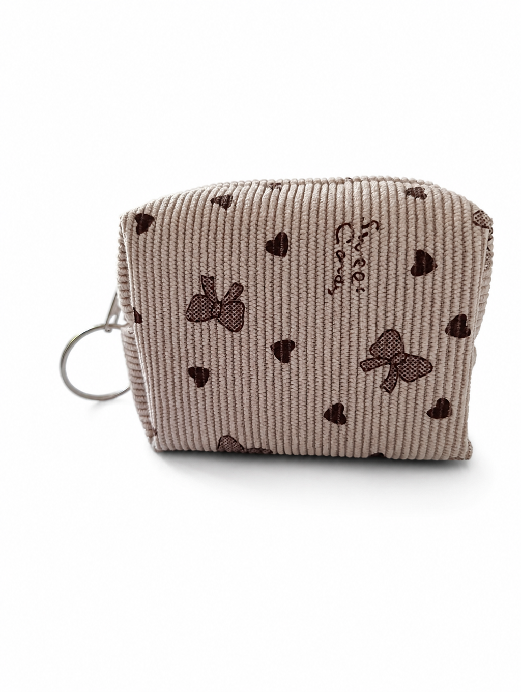 Monedero de pana con llavero – 4 colores