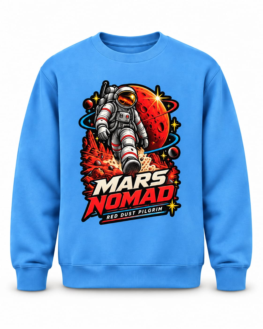 Sudadera Personalizada Mars Nomad – Astronauta y Planeta Rojo