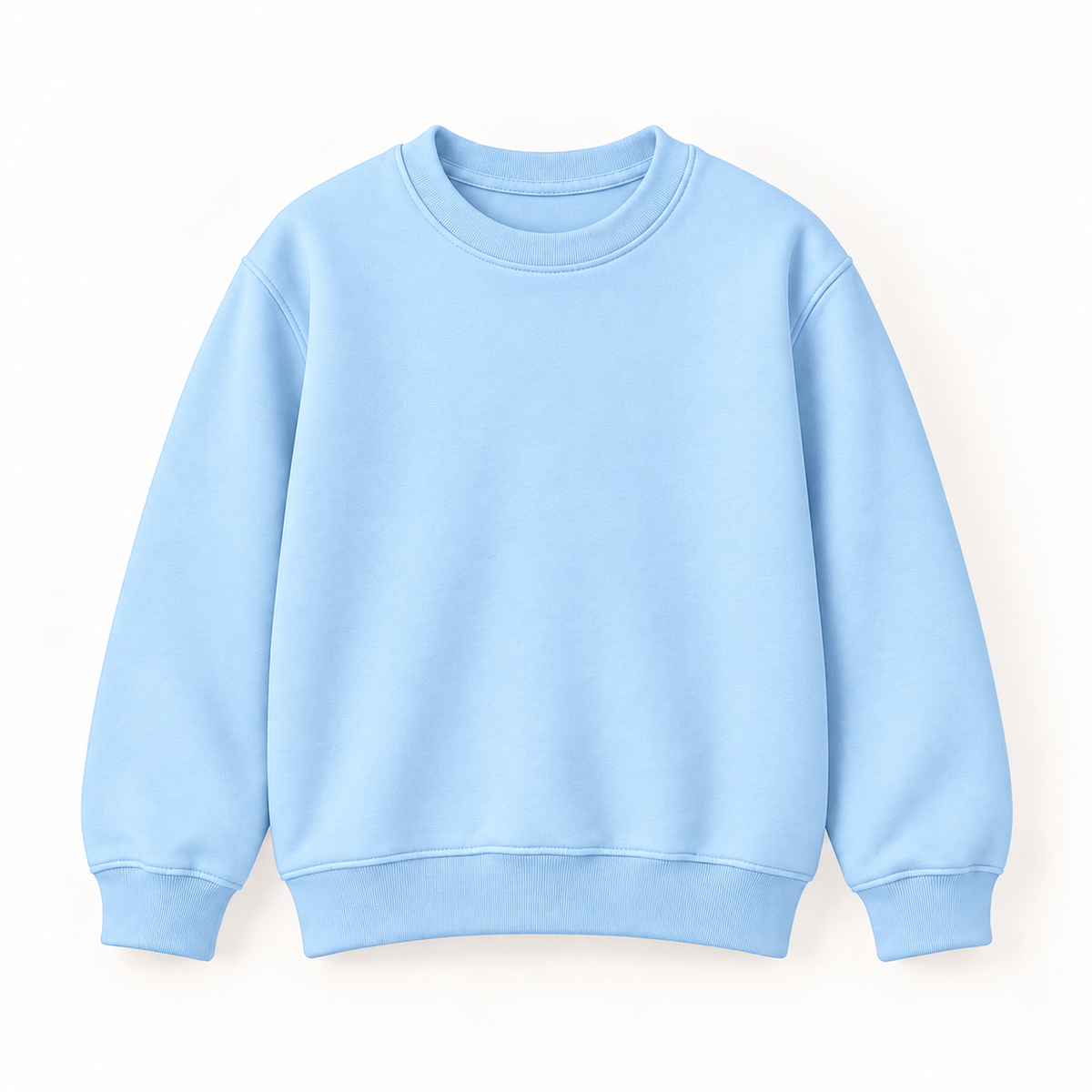 Sudadera Básica Infantil Personalizada sin Capucha – Niño y Niña