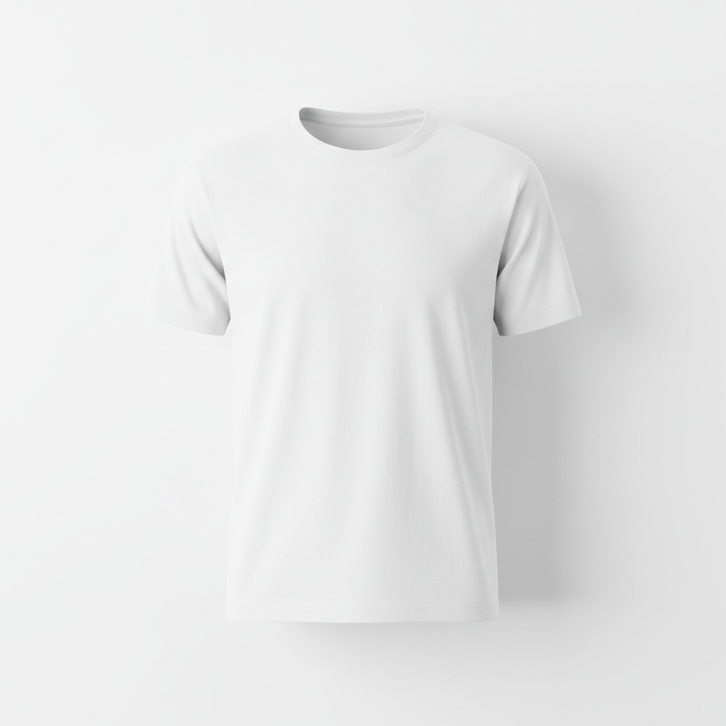 Camiseta blanca lisa