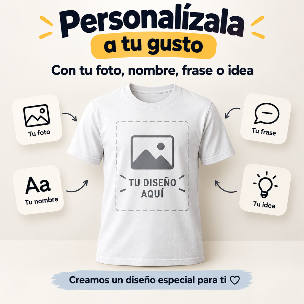 Camiseta Personalizada con Tu Diseño