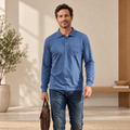 Polo de Hombre de Manga Larga con Bolsillo – Modelo 201
