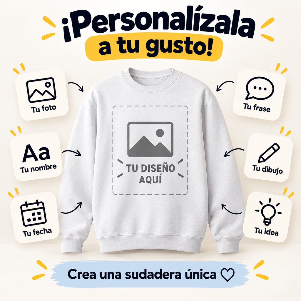 Sudadera Personalizada con Tu Diseño
