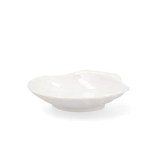 Bol con forma de concha de melamina blanco 10 cm – Quid Select